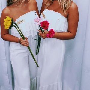 American Eagle White Jumpsuit